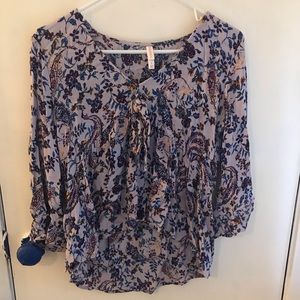 Flowy, floral blouses that is very soft
